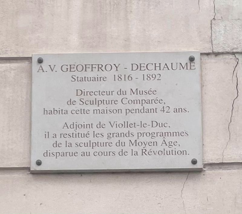 A.V. Geoffroy-Dechaume Marker image. Click for full size.
