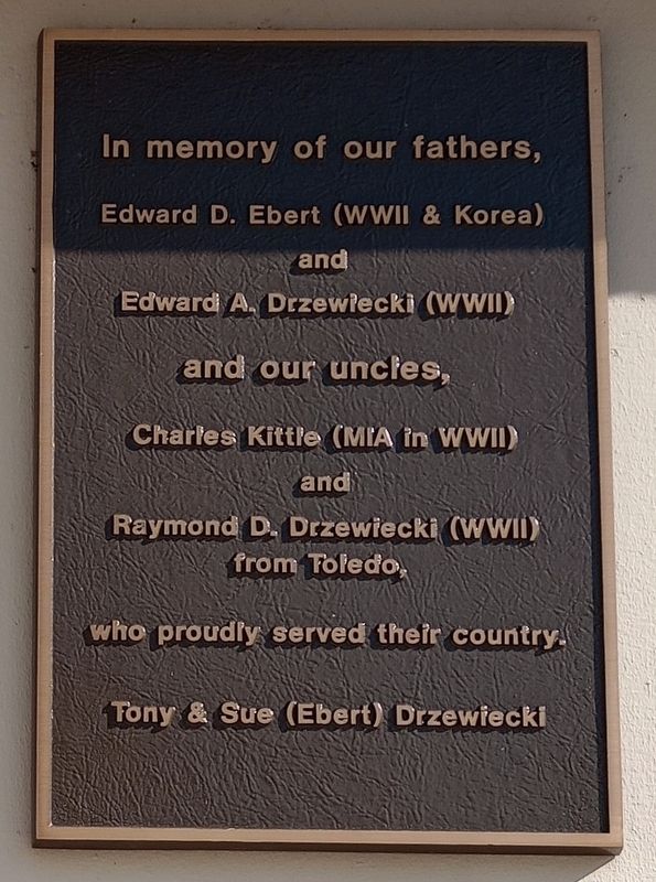 In memory of our fathers Marker image. Click for full size.