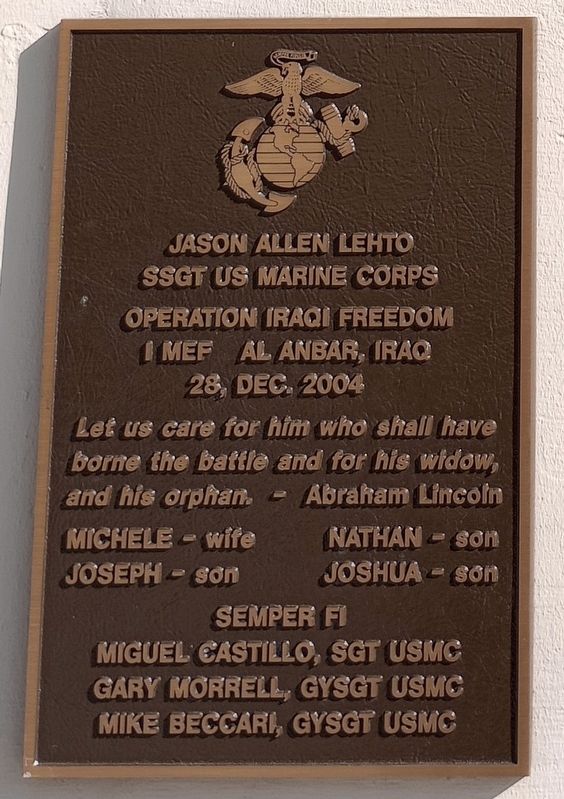 Jason Allen Lehto Marker image. Click for full size.