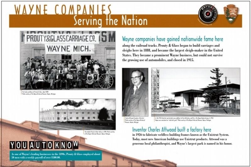 Wayne Companies Marker image. Click for full size.
