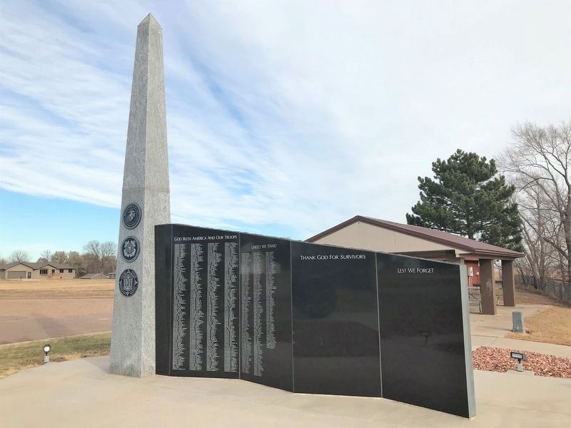 Springfield Veterans Memorial, from the west. Click for full size. Springfield Veterans Memorial, from the west image. Click for full size.