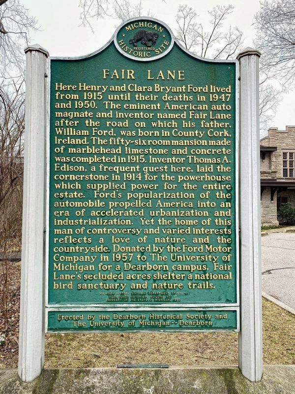 Fair Lane Marker image. Click for full size.
