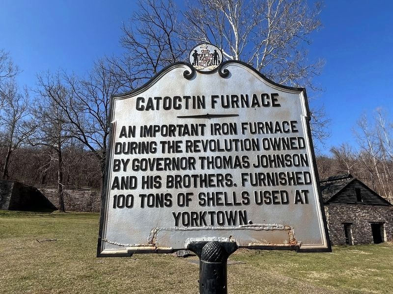 Catoctin Furnace Marker image. Click for full size.
