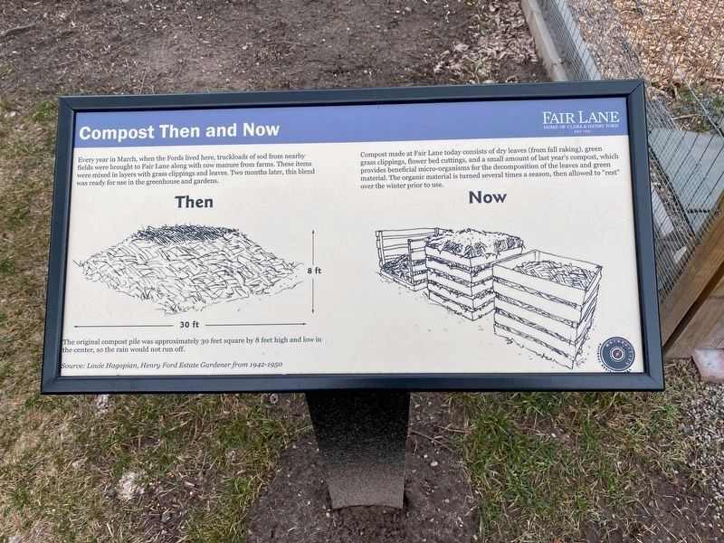 Compost Then and Now Marker image. Click for full size.