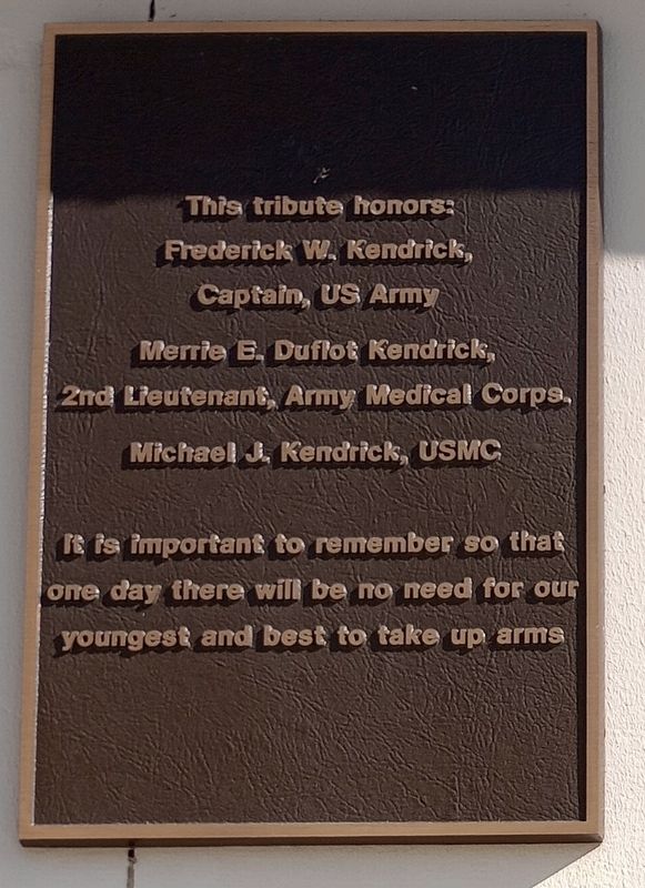 This tribute honors Marker image. Click for full size.