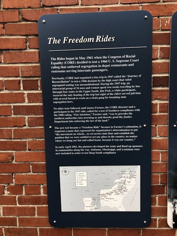 The Freedom Rides Marker image. Click for full size.