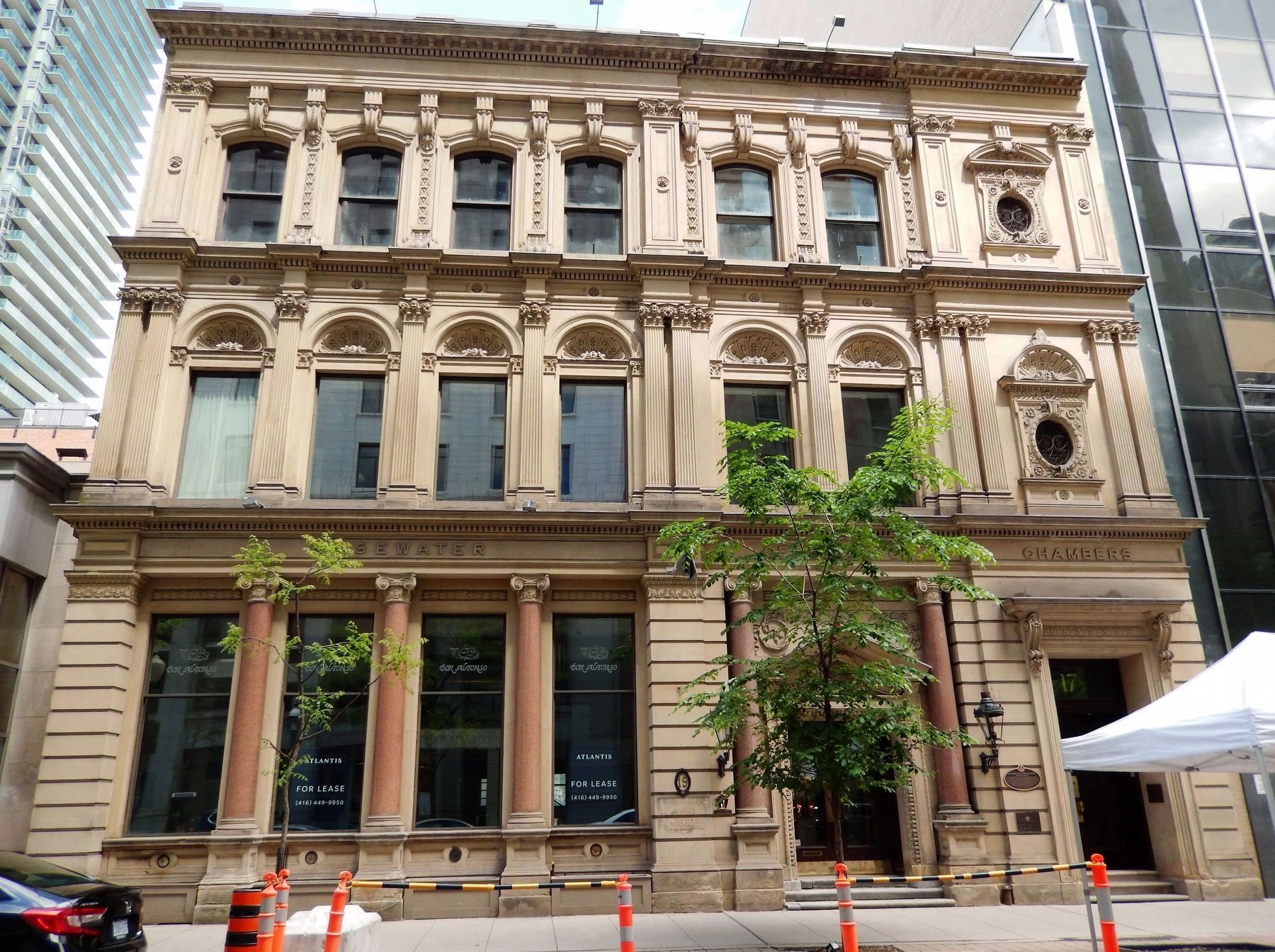 Consumers' Gas Company Building (<i>west/front elevation</i>) image. Click for full size.