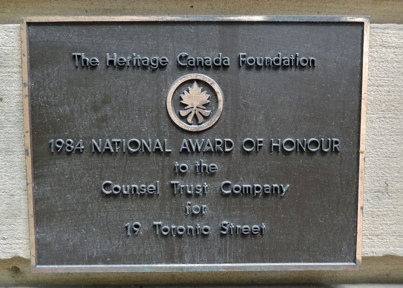 Heritage Canada Foundation Marker image, Touch for more information
