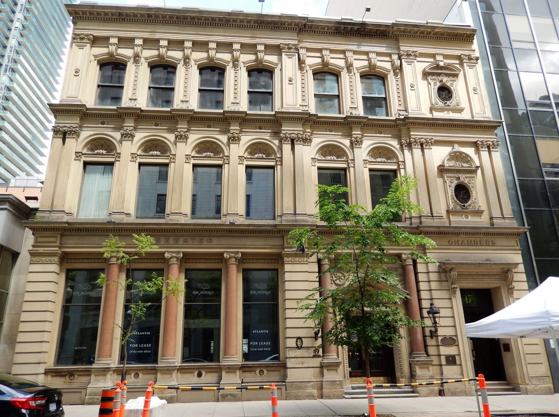 Consumers' Gas Company Building (<i>west/front elevation</i>) image. Click for full size.