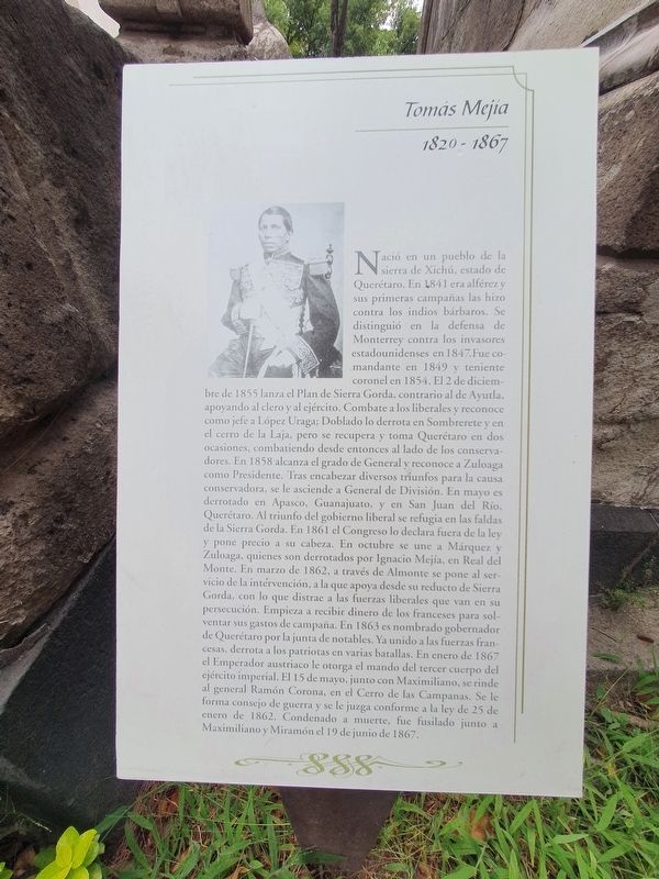 Tom�s Mej�a Marker image. Click for full size.