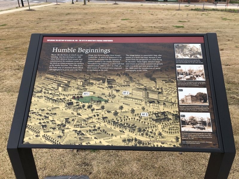 Humble Beginnings Marker. Click for full size. Humble Beginnings Marker image. Click for full size.