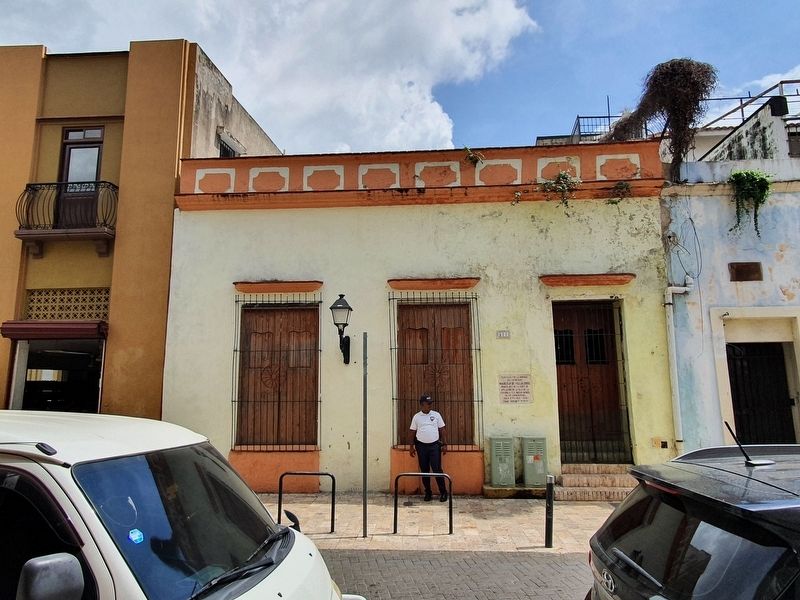 House of Marcelo de Villalobos and Marker image. Click for full size.