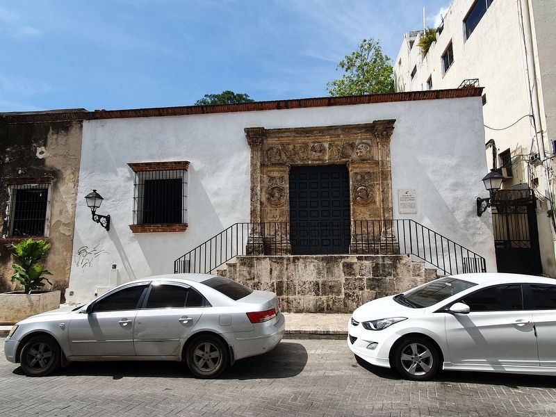 The House of the Five Medallions and Marker image. Click for full size.