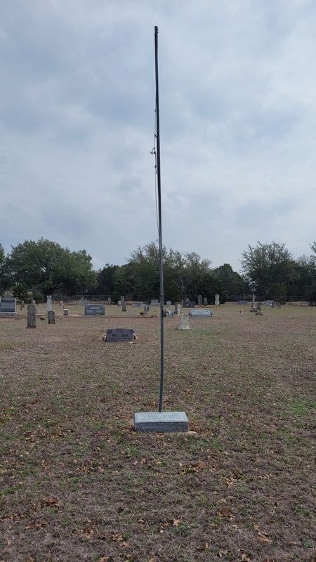 The view of the Smith Cemetery Memorial in the cemetery image. Click for full size.