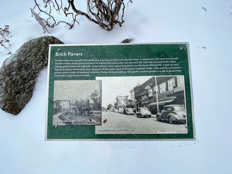 Brick Pavers Marker. Click for full size. Brick Pavers Marker image. Click for full size.