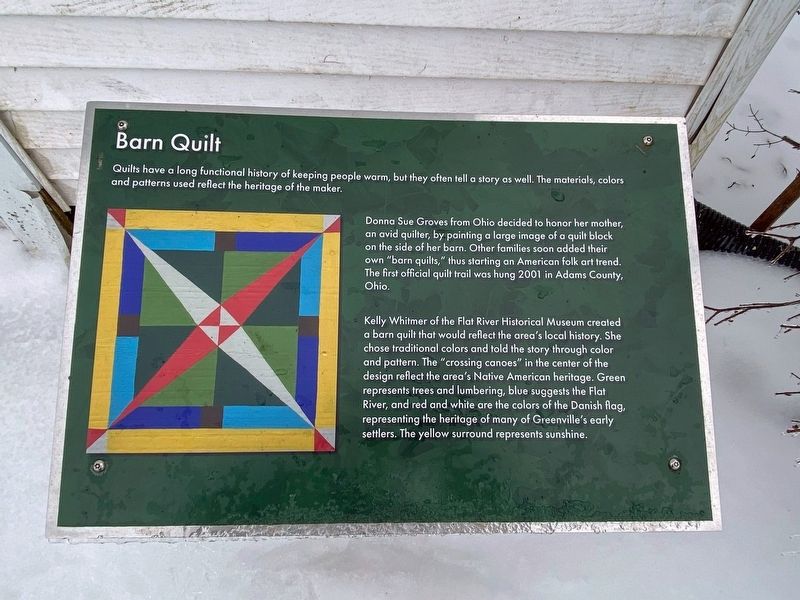Barn Quilt Marker image. Click for full size.