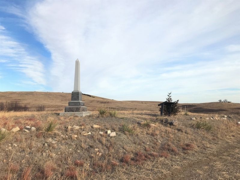 Treaty of 1858 Monument & Marker image. Click for full size.