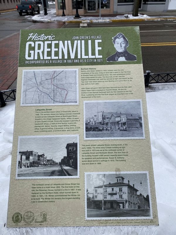 Historic Greenville Marker image. Click for full size.