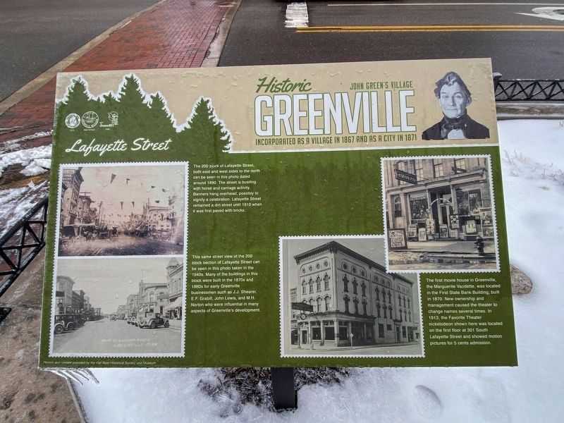 Historic Greenville Marker image. Click for full size.