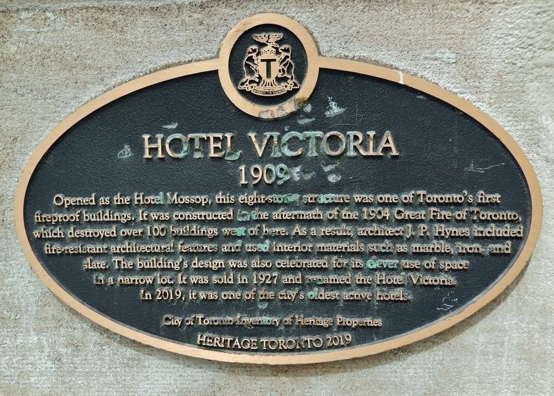 Hotel Victoria Marker image. Click for full size.