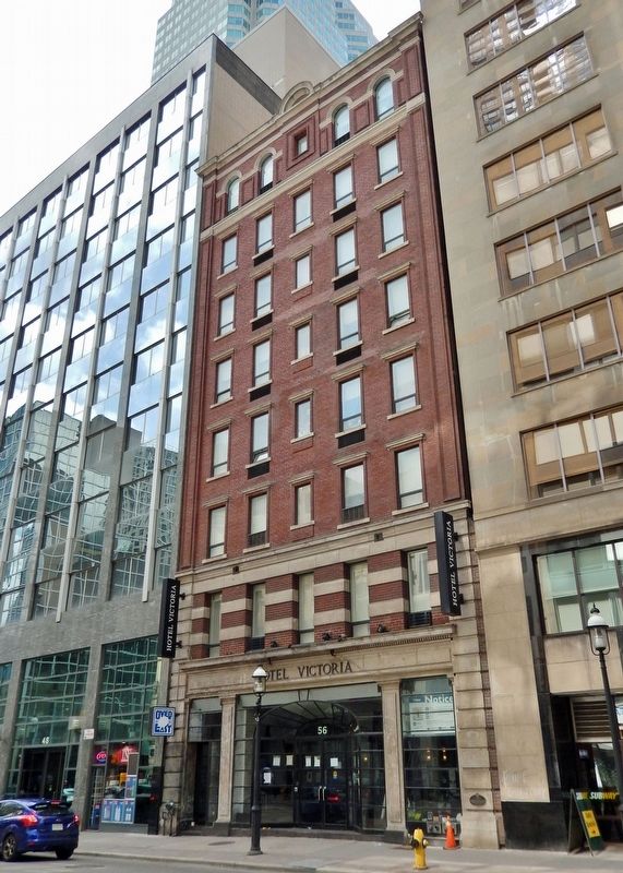 Hotel Victoria (<i>east/front elevation</i>). Click for full size. Hotel Victoria (<i>east/front elevation</i>) image. Click for full size.
