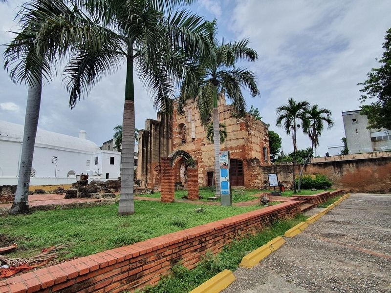 Hospital San Nicolas de Bari and Marker. Click for full size. Hospital San Nicolas de Bari and Marker image. Click for full size.