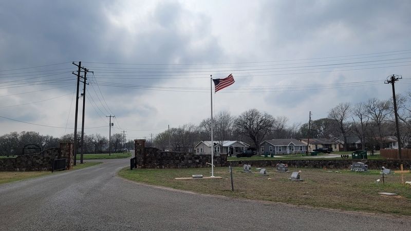 The view of the Restland Cemetery and Memorial image. Click for full size.