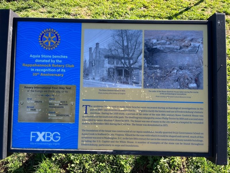 The sandstone blocks
Marker. Click for full size. The sandstone blocks
Marker image. Click for full size.