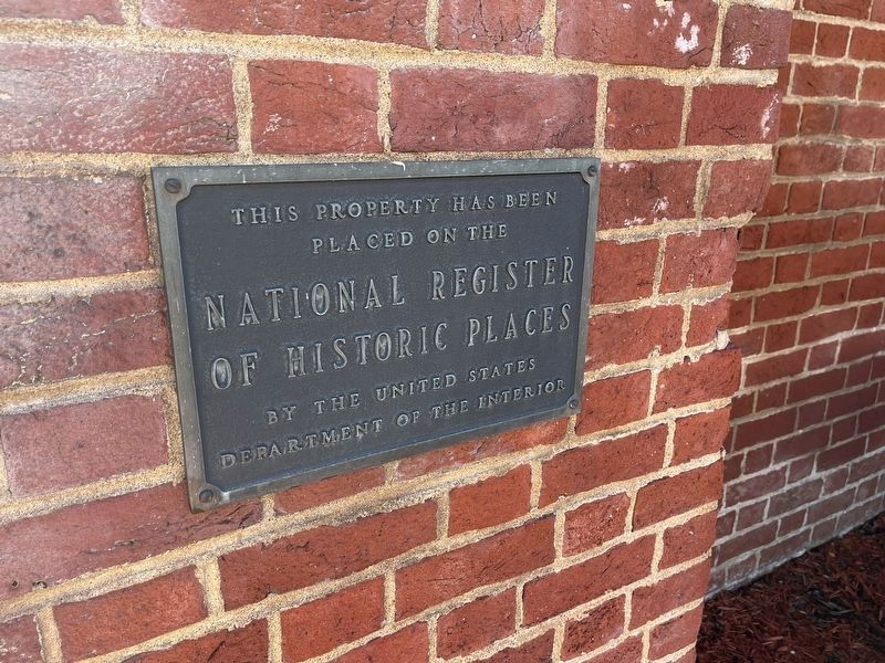 National Register of Historic Places plaque for the church image. Click for full size.