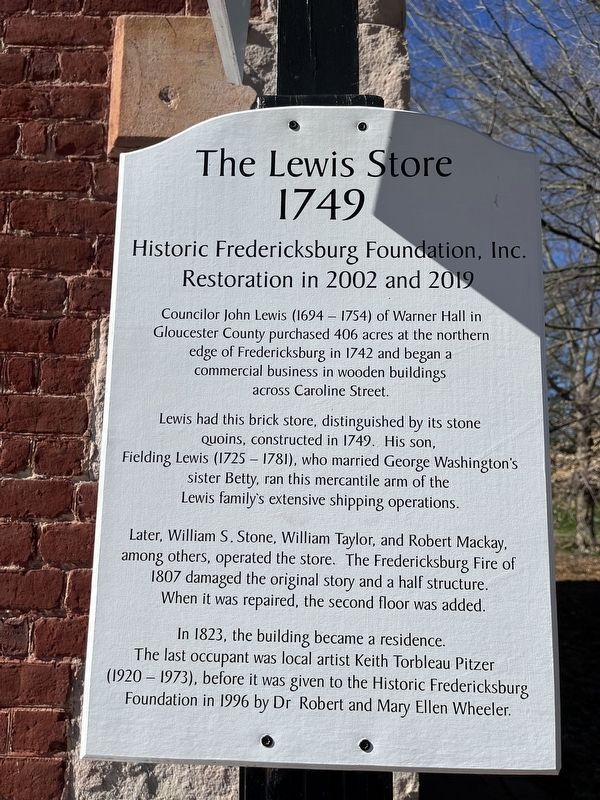 The Lewis Store Marker image. Click for full size.