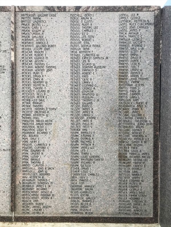 Armed Forces Memorial (south wall 1) image. Click for full size.