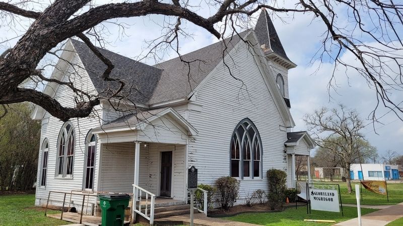 The First Christian Church of McGregor image. Click for full size.
