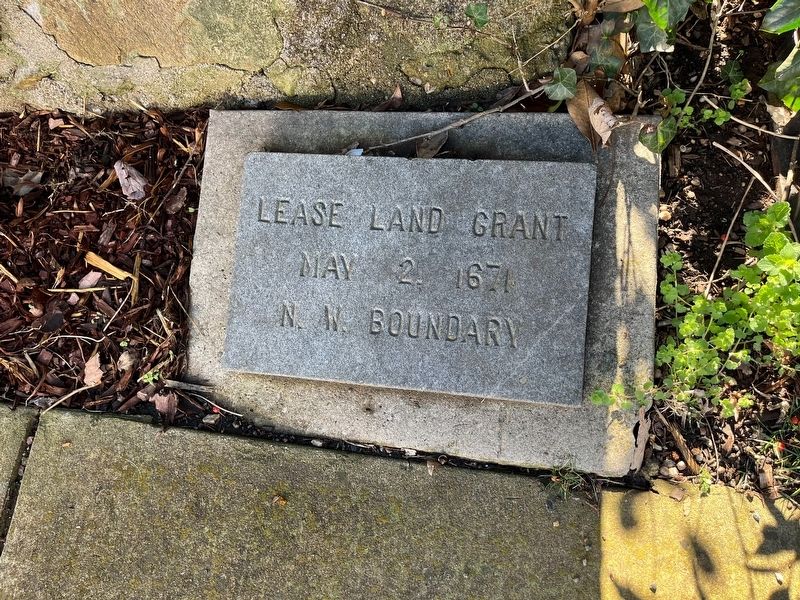 Lease Land Grant Marker image. Click for full size.