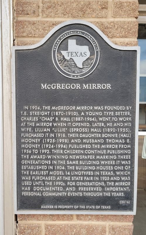 McGregor Mirror Marker image. Click for full size.