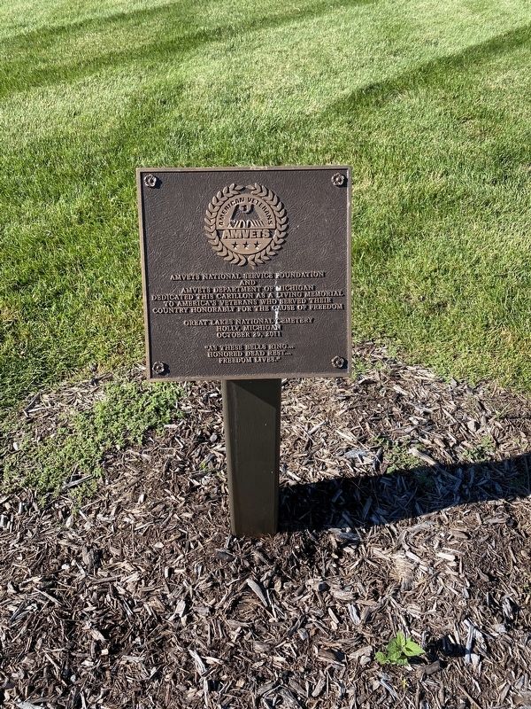 AMVETS Veterans Memorial Marker image. Click for full size.