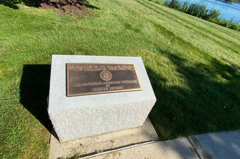 Armenian American Veterans Memorial Marker image. Click for full size.