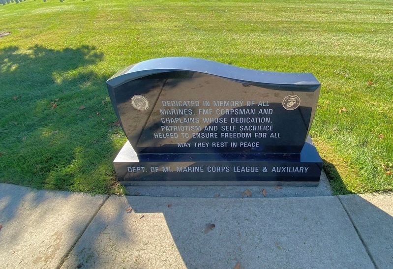 Marine Memorial Marker image. Click for full size.