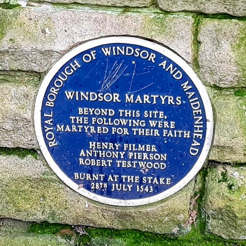 Windsor Martyrs Marker image. Click for full size.