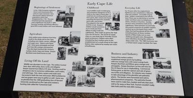 Early Cape Life Marker image. Click for full size.