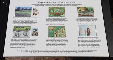 Cape Canaveral's Native Americans Marker image. Click for full size.
