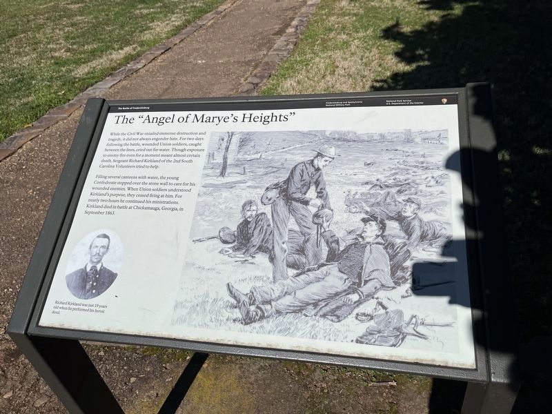 The "Angel of Marye's Heights" Marker image. Click for full size.
