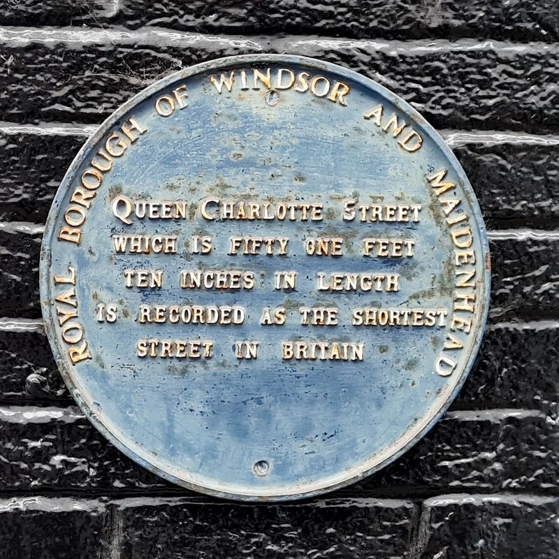 Queen Charlotte Street Marker. Click for full size. Queen Charlotte Street Marker image. Click for full size.