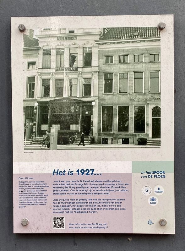 Chez Dicque Marker. Click for full size. Chez Dicque Marker image. Click for full size.