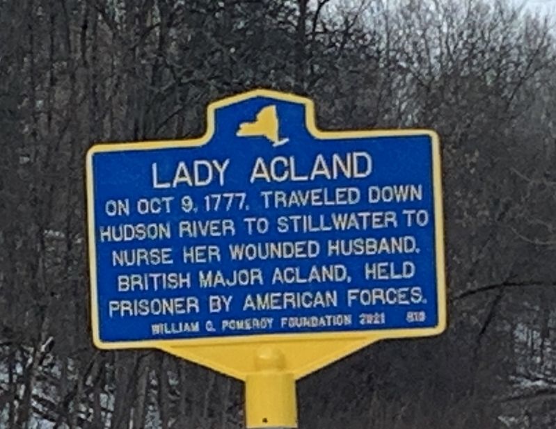 Lady Acland Marker. Click for full size. Lady Acland Marker image. Click for full size.