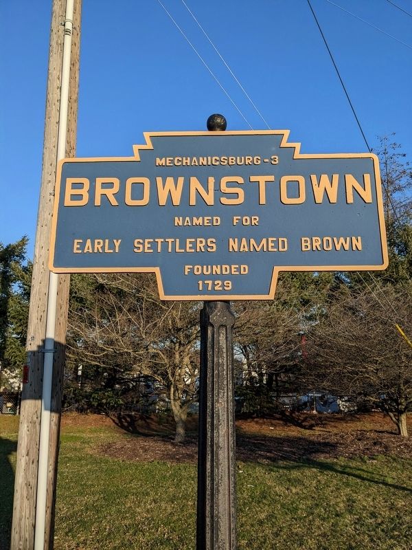 Brownstown Marker image. Click for full size.