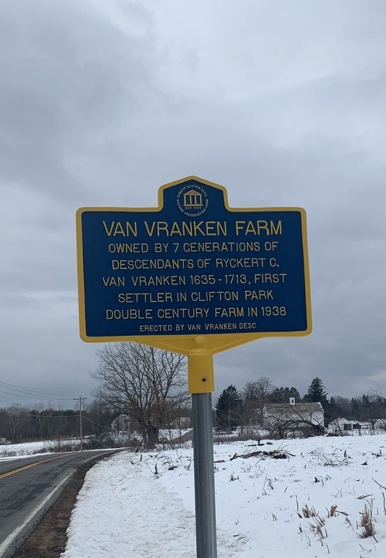 Van Vranken Farm Marker image. Click for full size.