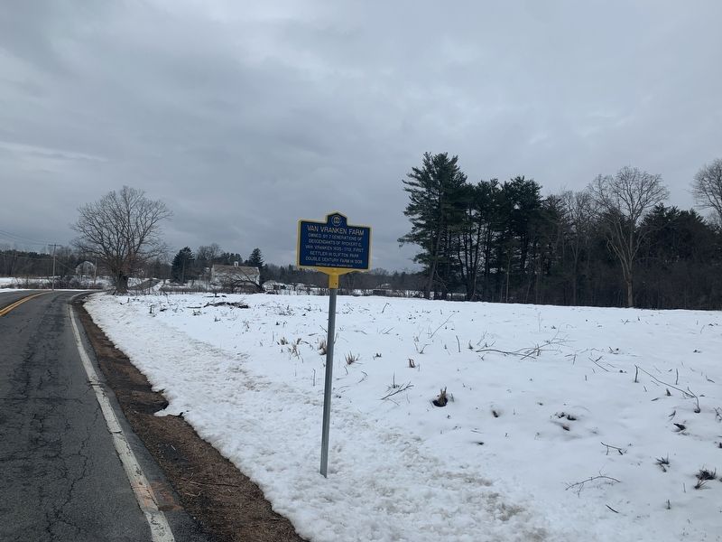Van Vranken Farm Marker. Click for full size. Van Vranken Farm Marker image. Click for full size.