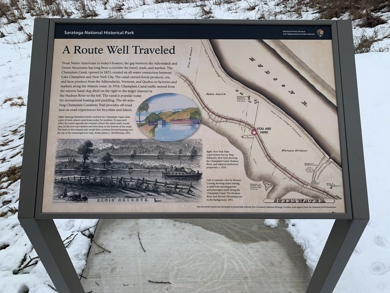 A Route Well Traveled Marker image. Click for full size.