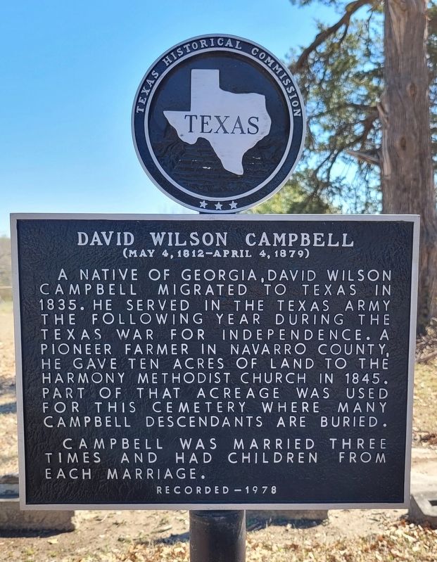 David Wilson Campbell Marker. Click for full size. David Wilson Campbell Marker image. Click for full size.