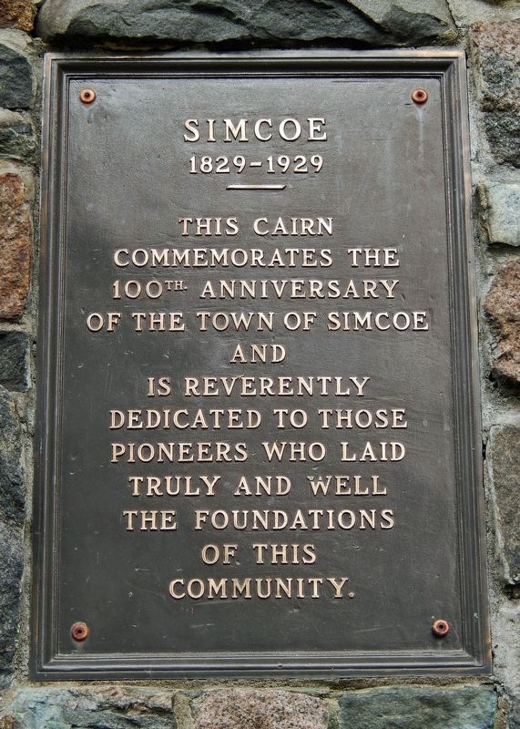 Simcoe Marker. Click for full size. Simcoe Marker image. Click for full size.